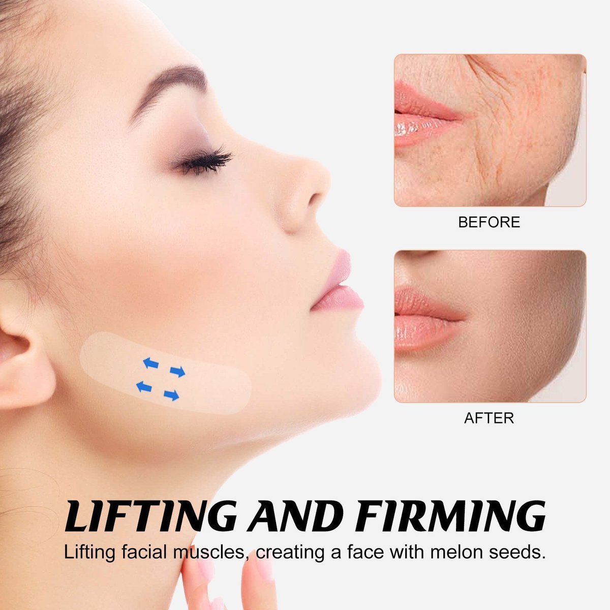 A face-lift that doesn't require plastic surgery! Achieve a delicate V-shaped face in just a few seconds – a favorite among all the girls!! 👷Get it here👉
