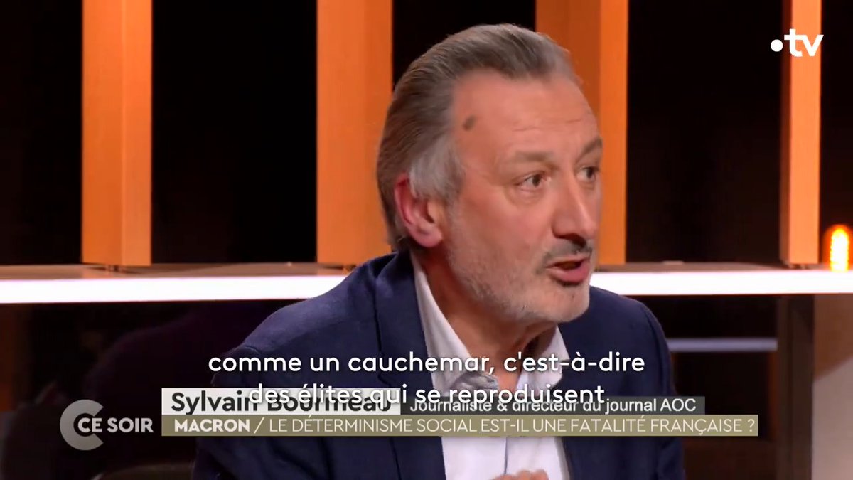 Juste pour resituer la fameuse « méritocratie » dont on nous abreuve toute la journée. Merci encore une fois Sylvain Bourmeau