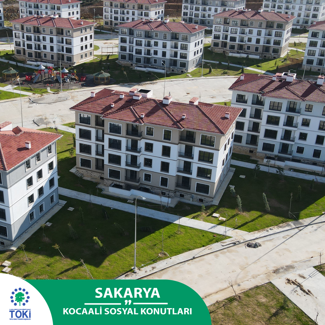 📌 Sakarya Kocaali Caferiye Mahallesinde 403 sosyal konut inşa ettik. 🗓 15-30 Ocak 2024 tarihleri arasında hak sahiplerine teslim ediliyor. 🏡 Vatandaşlarımıza yeni yuvalarında mutlu bir yaşam ve huzurlu günler dileriz. Teslim programı için 🔎