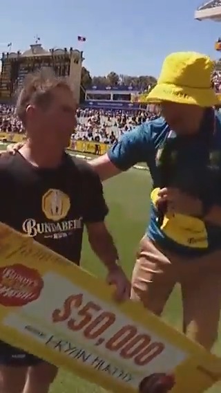 Bryan from Wagga Wagga!!! Who do you know who is dropping this &amp; losing out on £50,000… 📸 cricket.com.au