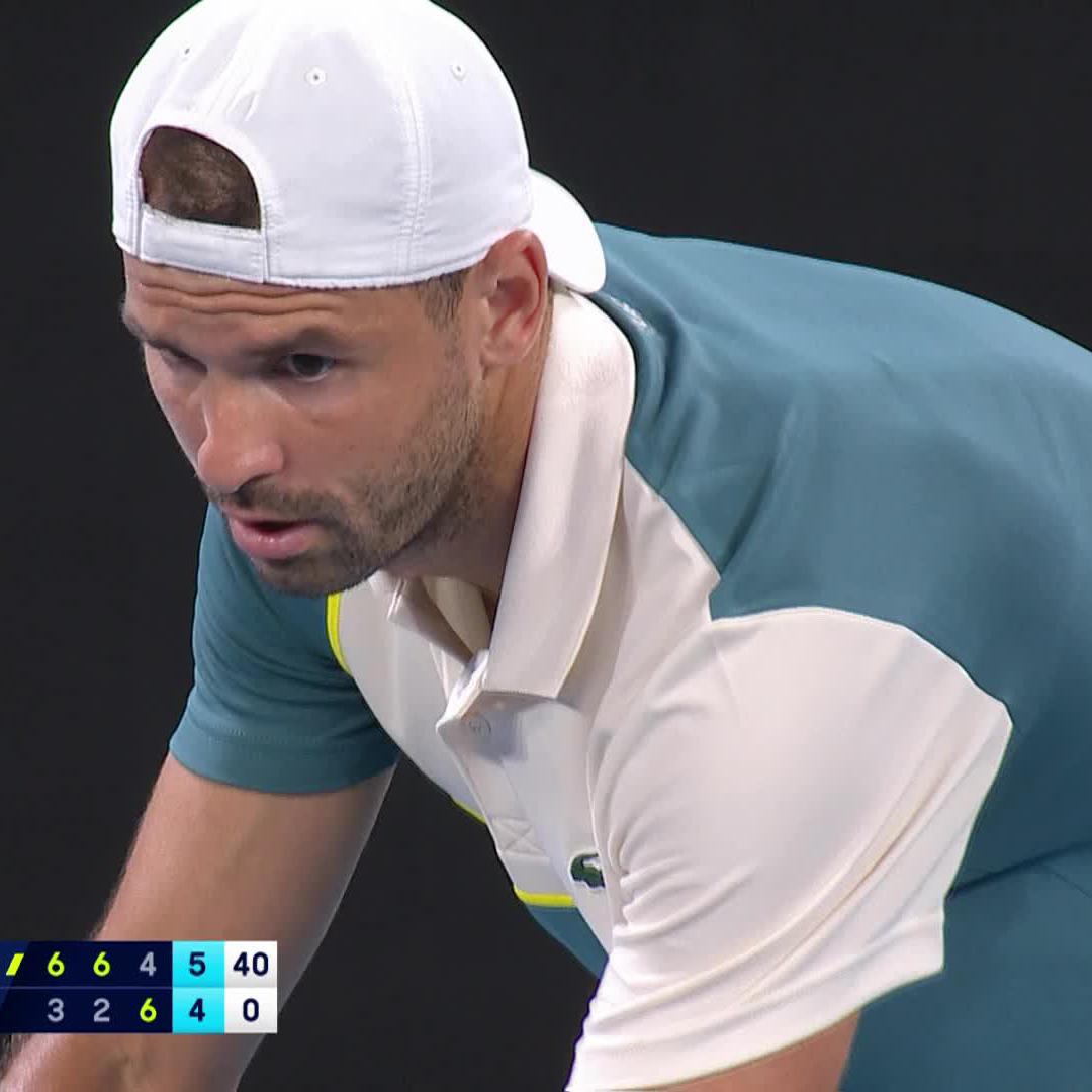 Grigor Dimitrov blocks out the noise, holds his nerve and overcomes a fired-up Thanasi Kokkinakis to advance! He defeats the Aussie 6-3 6-2 4-6 6-4 to set up a third round date with Nuno Borges. Grigor Dimitrov • #AusOpen • Wide World of Sports • ESPN • @eurosport • WOWOWテニス
