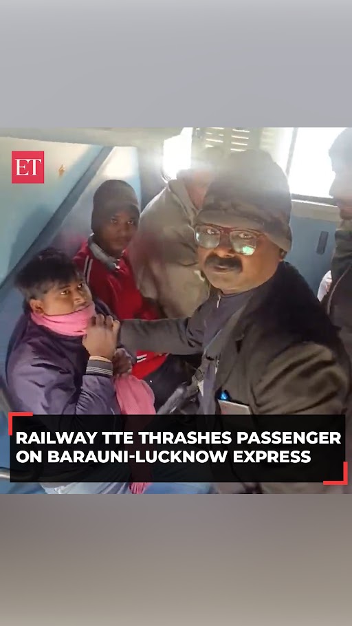 #Railway TTE thrashes passenger on board the #Barauni- #Lucknow Express |