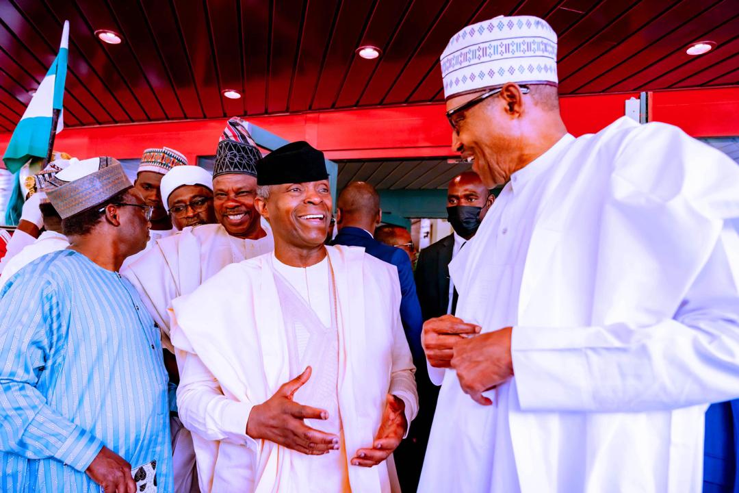 Former President Buhari to his VP: "Professor, don't be the first Vice President to be kidnapped." - Yemi Osinbajo speaks about his experience working for Buhari at a book launch in Abuja. #TrendingVideo #InCaseYouMissedIt