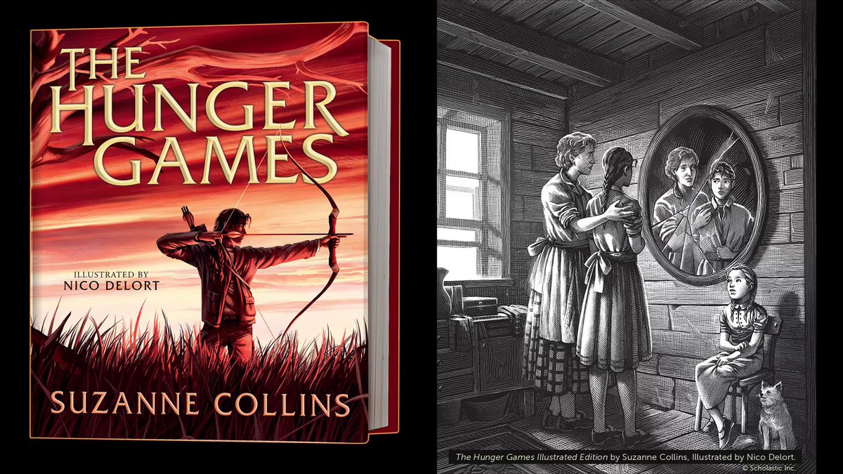 The Hunger Games by Suzanne Collins, like you've never seen it before! This exciting new edition will draw you in with more than thirty stunning black and white illustrations by internationally acclaimed artist @Nicodelort. Coming October 1, 2024. Pre-order now! #TheHungerGames