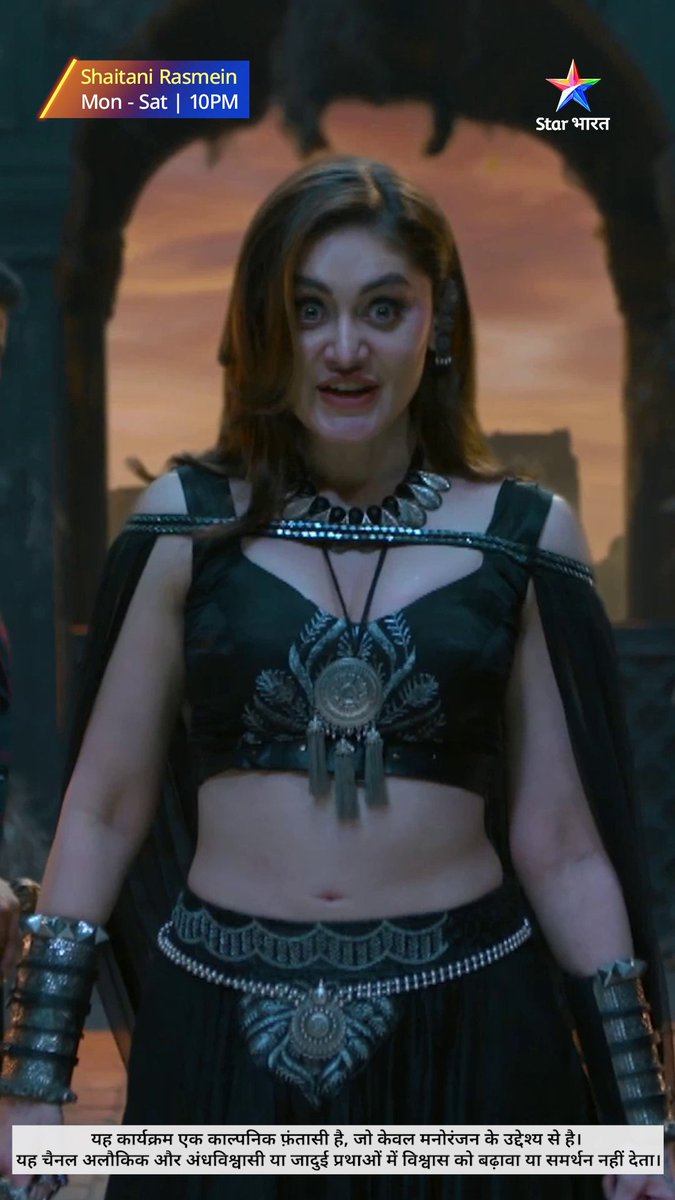 Aaj raat 10 baje, #StarBharat par shuroo hogi Nikki aur Piyush ki shaitani shaadi. Toh dekhna mat bhooliyega! Shefali Jariwala @vibhavroy