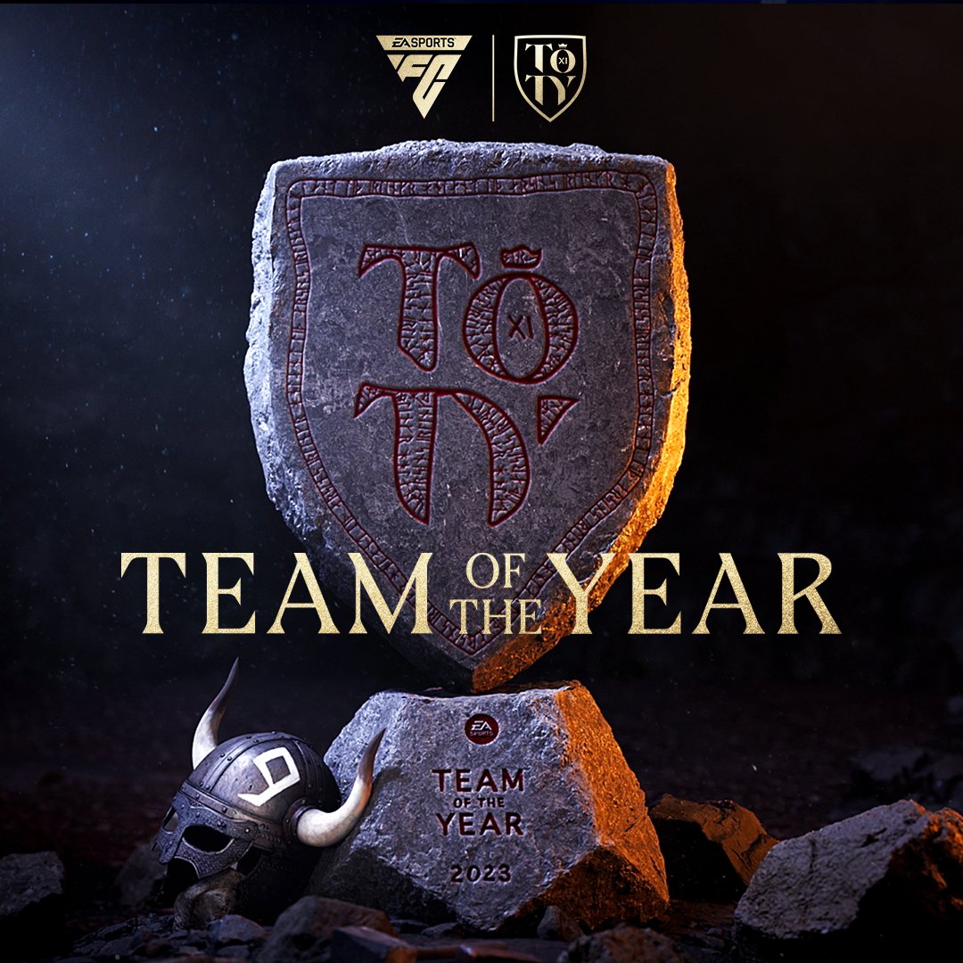Forged in the fjords. The #FC24 Team of the Year is set in stone. See The World's Best tomorrow.