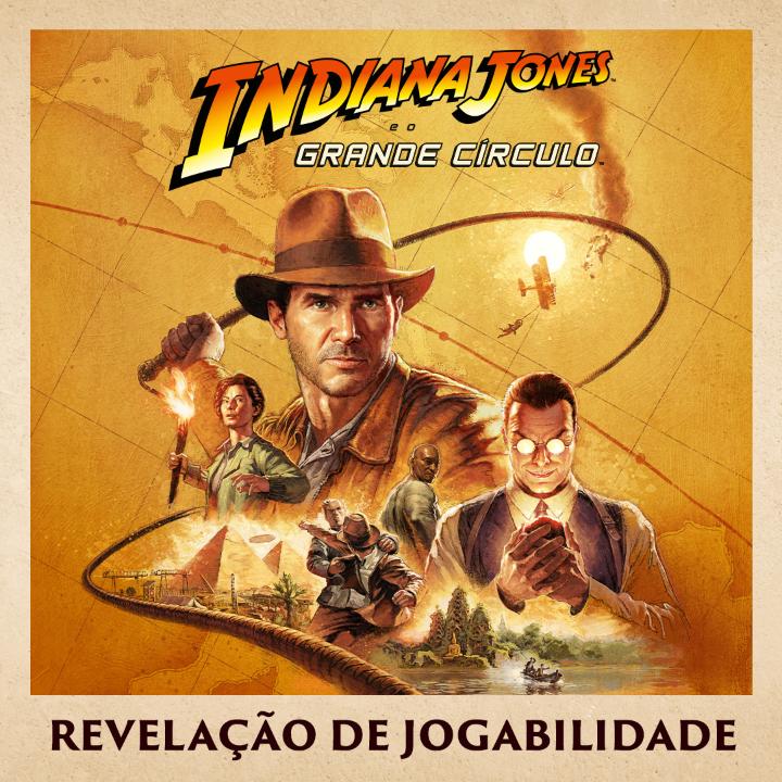 #IndianaJones e o Grande Círculo! Desvendem um dos maiores mistérios da história nesta aventura solo em primeira pessoa da @MachineGames e do Executive Producer Todd Howard. O lançamento será em 2024!