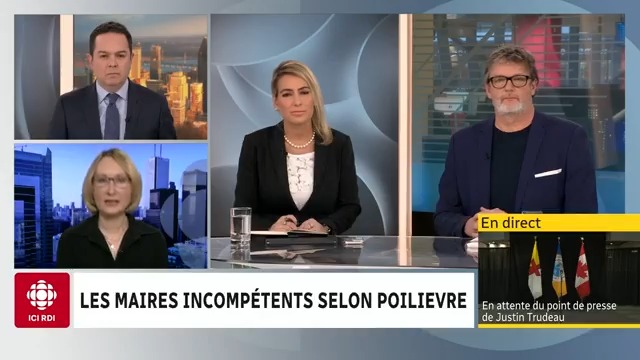 Le chef du Parti conservateur affirme que Valérie Plante et Bruno Marchand sont incompétents dans leur gestion de la construction de logements. Pourquoi s’en prendre aux maires? Tasha Kheiriddin 🇨🇦🇬🇱🇺🇦, Jacques Létourneau et Jacinthe-Eve Arel 🇨🇦🇺🇸🇫🇷 en débattent à #ZoneInfo #ZIGF