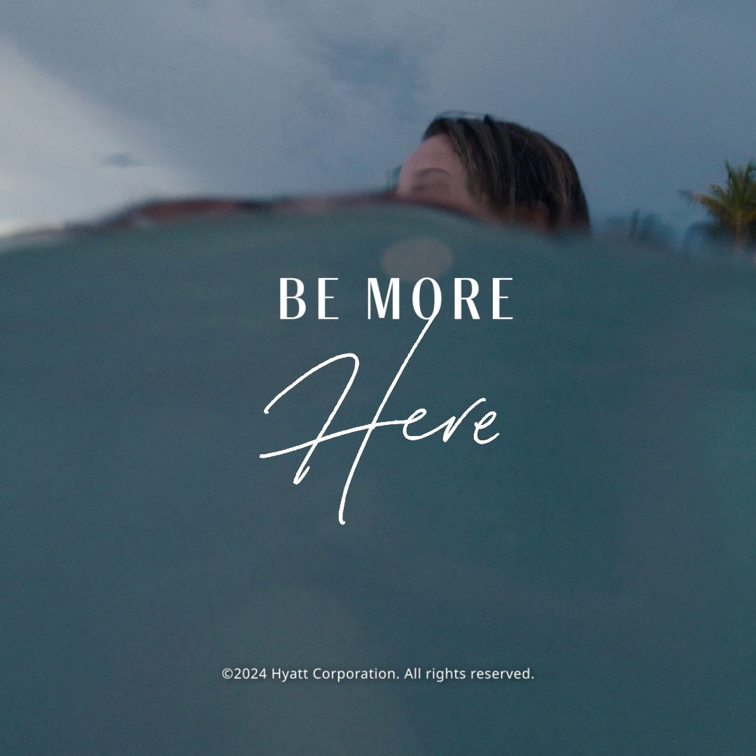 Welcome to a world where you are free to be more present - and you may even become something more here too. #BeMoreHere