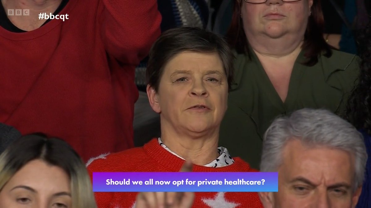 “The nearest one that will take an adult who is not on benefits is…over 25 miles away” This #bbcqt audience member brings the struggles that UK residents have been facing in relation to NHS Dental Practices into tonight’s debate