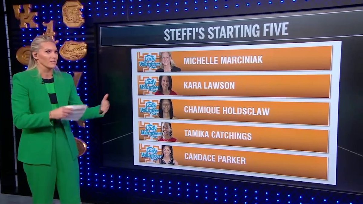 Steffi Sorensen gives us her all-time Lady Vols Basketball starting 5 in the Pat Summit era 🍊 Do you agree? 👀