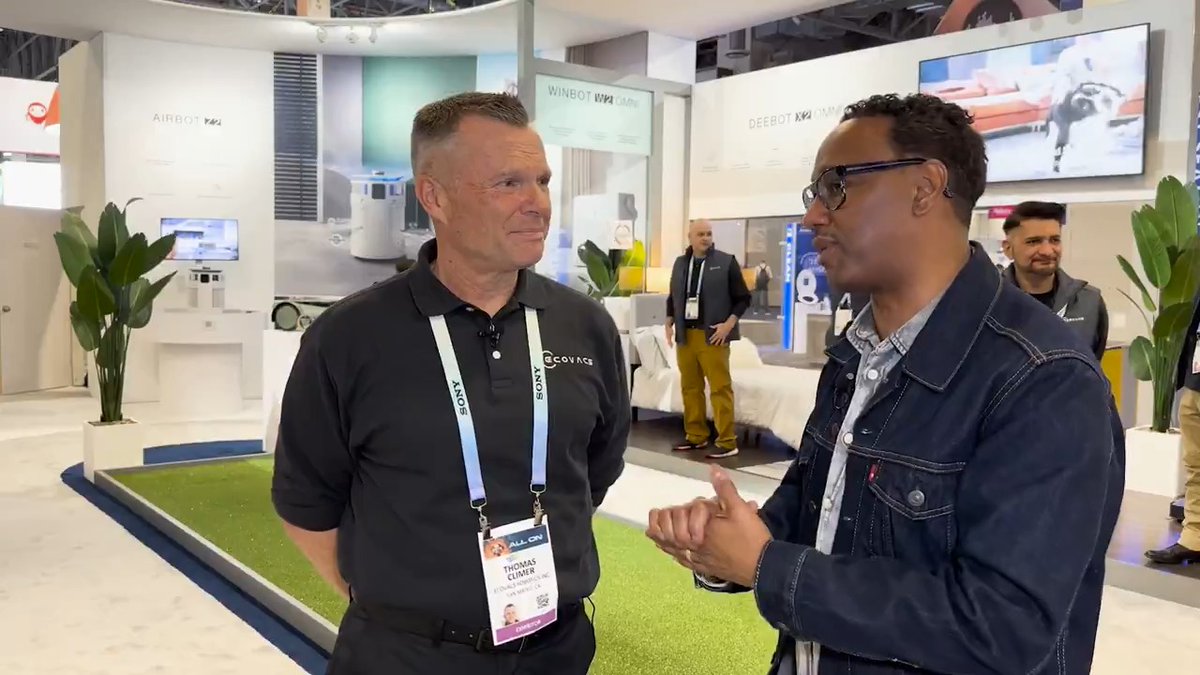 Join MarioArmstrong for an exciting CES ECOVACS tour! 🚀 Explore the game-changers - DEEBOT X2 COMBO, WINBOT W2 OMNI, AIRBOT Z2, and GOAT GX. Ready to elevate your lifestyle? 🌟 #ECOVACSxCES #ECOVACS