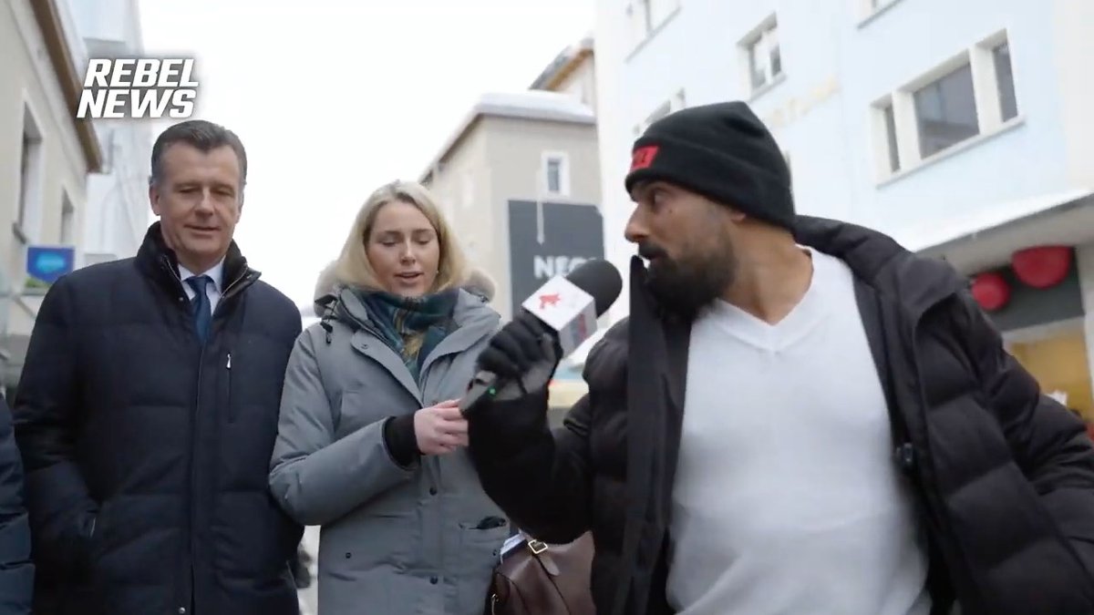 🚨 Rebel News CONFRONTS BlackRock's vice chairman at the World Economic Forum Because no one is off-limits to us in Davos. GET MORE: