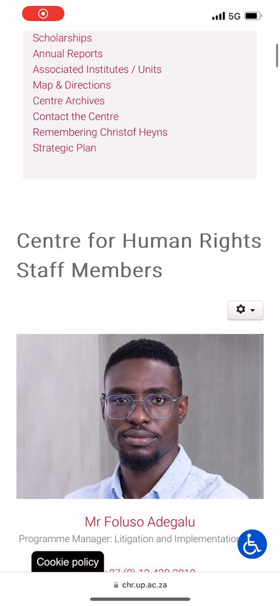 This is a workplace in South Africa. The very SA with the highest unemployment in the world &amp; millions of unemployed graduates. Hey University of Pretoria , can you explain why there is such gross underrepresentation of black South Africans in this Centre for Human Rights?