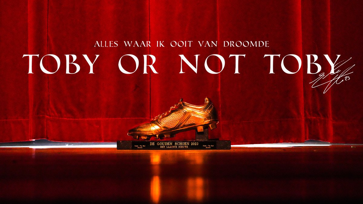 Toby or not Toby… ✨🏆 #RAFC #GoudenSchoen2023