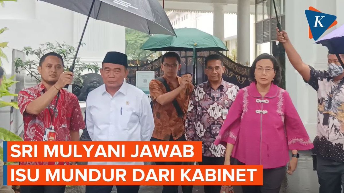 Sri Mulyani Buka Suara soal Isu Mundur dari Kabinet < #KabinetIndonesiaMaju #MenteriKeuangan #SriMulyani #JernihkanHarapan