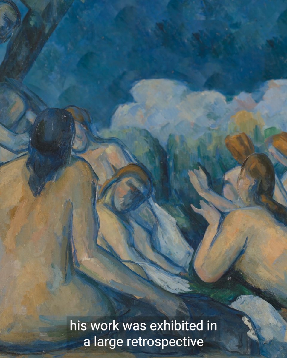 'The Father of Modern Art' 🎨 Paul Cezanne was born #OnThisDay in 1839. Join us as we take a closer look at his monumental painting 'Les Grandes Baigneuses' and how it marked a pivotal moment in art history.