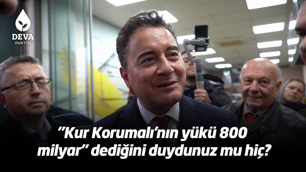 "Emeklinin bana yükü 200 milyar" diyenlerin "Kur Korumalı'nın yükü 800 milyar" dediğini duydunuz mu hiç?