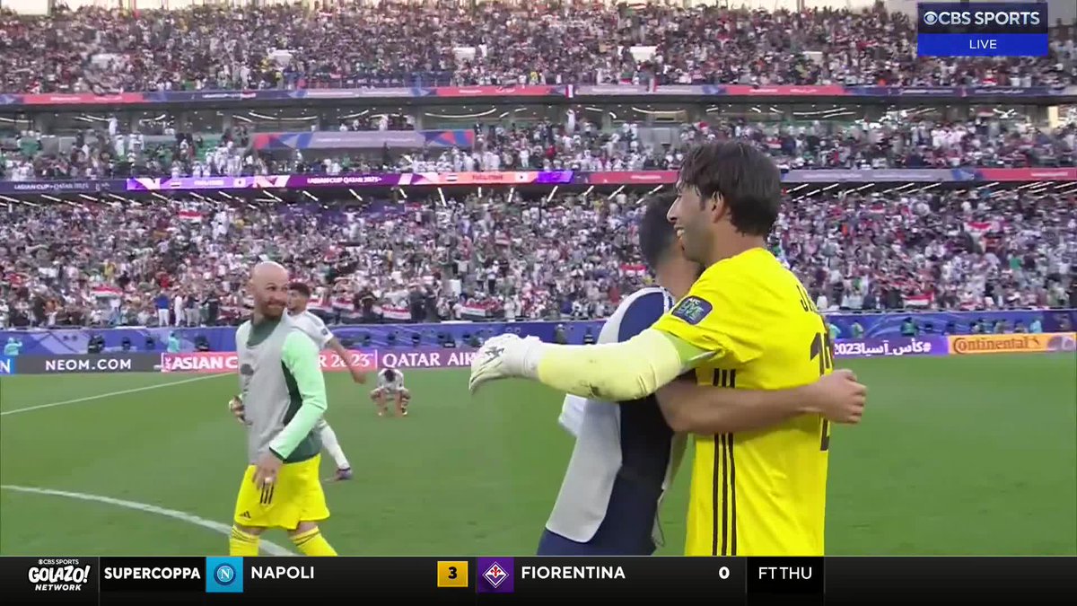 THE SCENES AS IRAQ PULLS OFF A FAMOUS UPSET BEATING JAPAN. 🤩