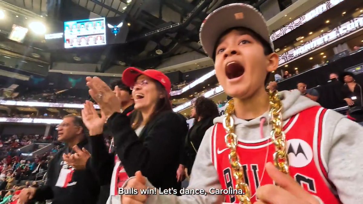 "He made sure cancer wasn't gonna stop him." Raahil, a 13-year-old Advocate Children's Hospital patient, recently beat cancer after a 3-year journey. He came with us to Charlotte and helped bring home the W ❤️