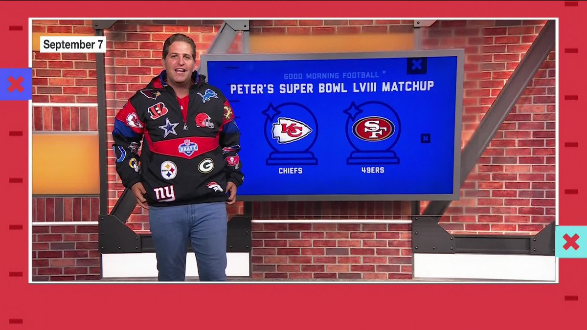 "I'm not taking the Kansas City Chiefs this weekend because I've always taken the Chiefs in the past. I'm taking the Chiefs because I still believe." - Peter Schrager with a passionate take to the "underdog" defending champions.
