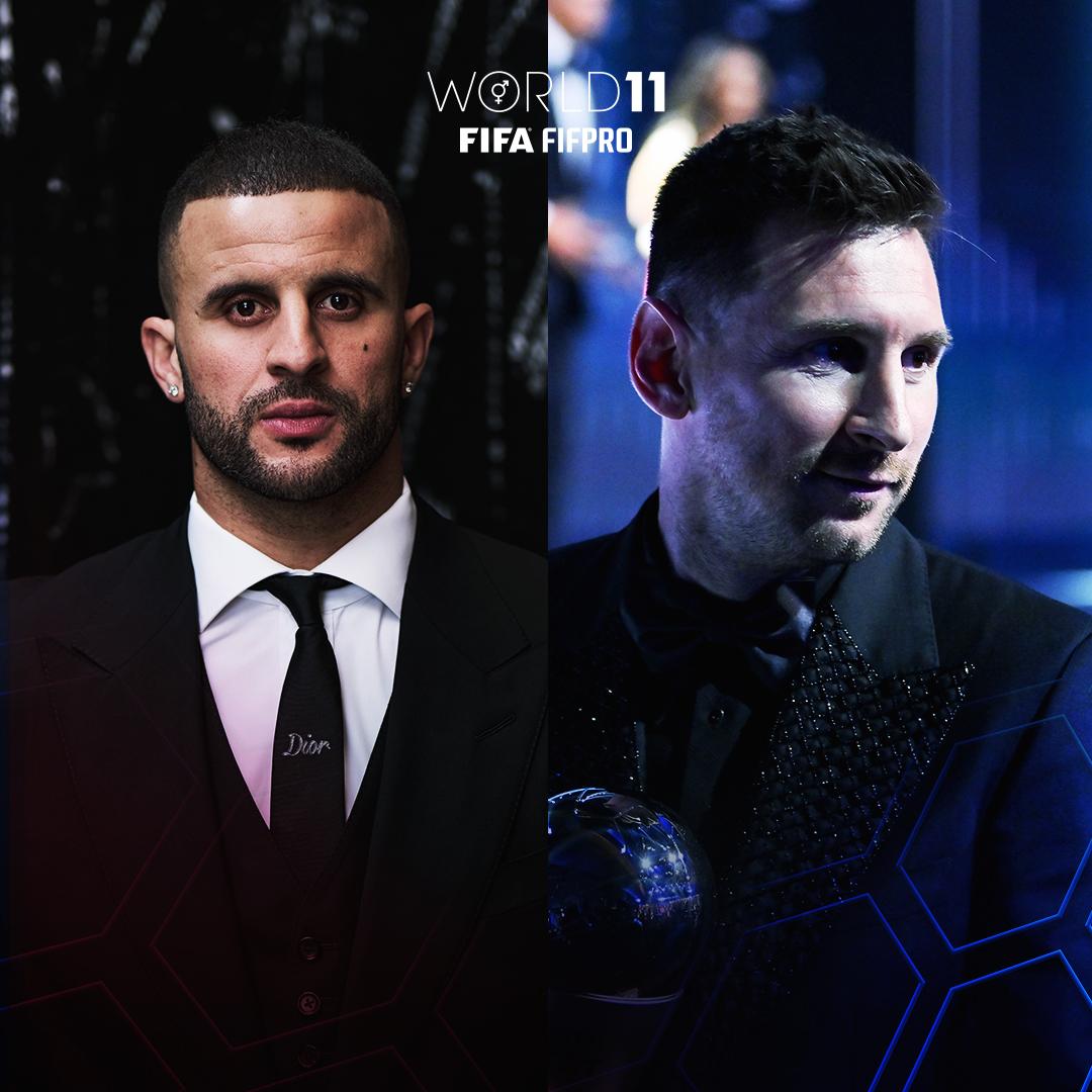 Kyle Walker: "The player I would like to play with? I think it'd have to be Lionel Messi. Pep, just what he says about him, his aura on the pitch. "I spoke to Julián Álvarez about him and just what he [Messi] brings to the team..." FIFPRO