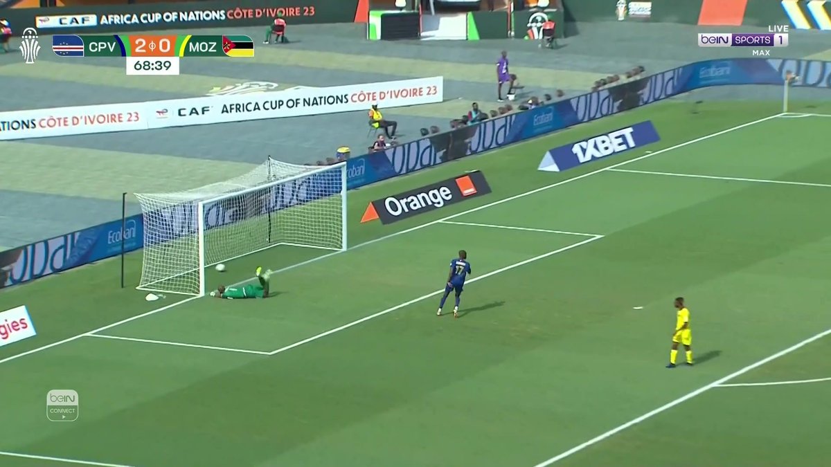 صاروخ من كيفين بينا في شباك موزمبيق يجعل النتيجة 0-3 💥🚀 #AFCON2023