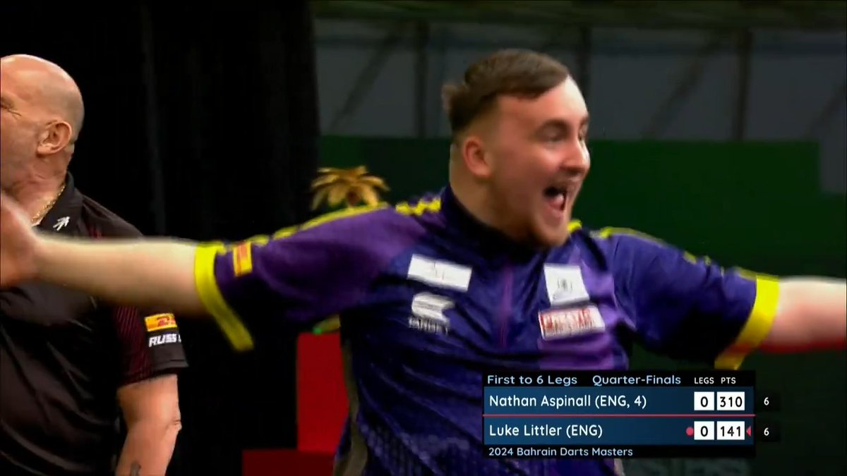HES ONLY GONE AND HIT A FUCKING 9 DARTER LUKE LITTLER YOU ARE INSANE