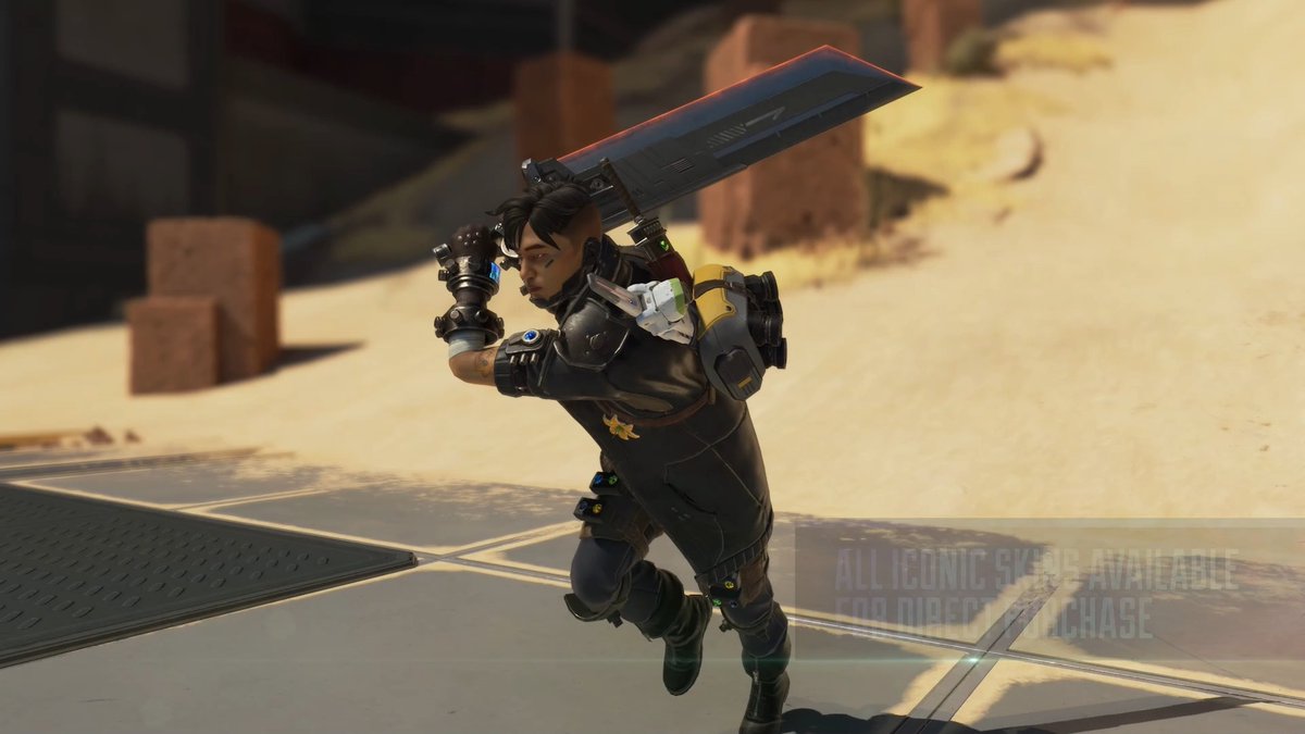 Hack and slash your way to victory with the Mythic Buster Sword R5 Melee cosmetic. Available now and ready to be equipped by any Legend ⚔️