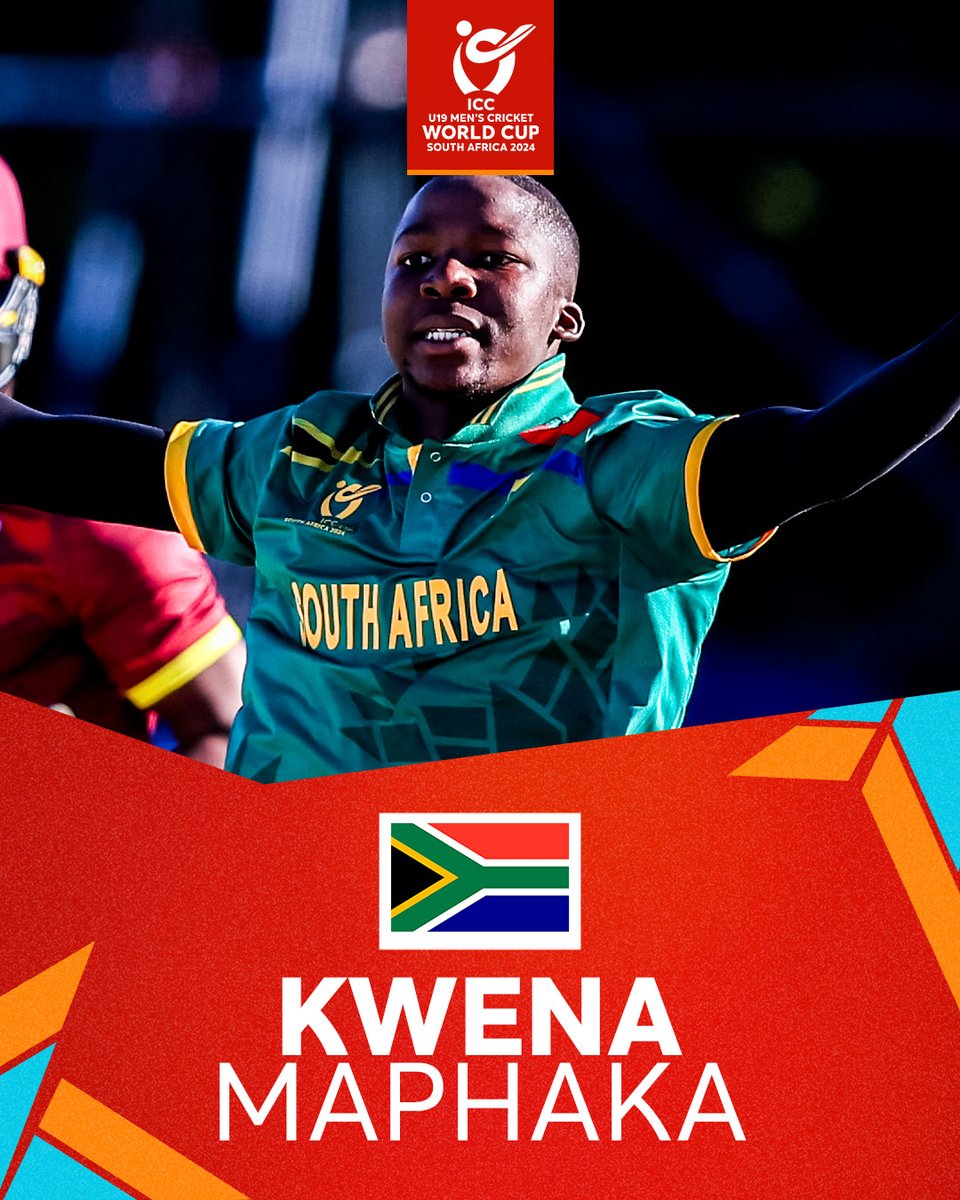 A match-winning spell from the talented Kwena Maphaka 👏 Don't miss out on the searing yorkers in the aramco POTM highlights 📹 #U19WorldCup