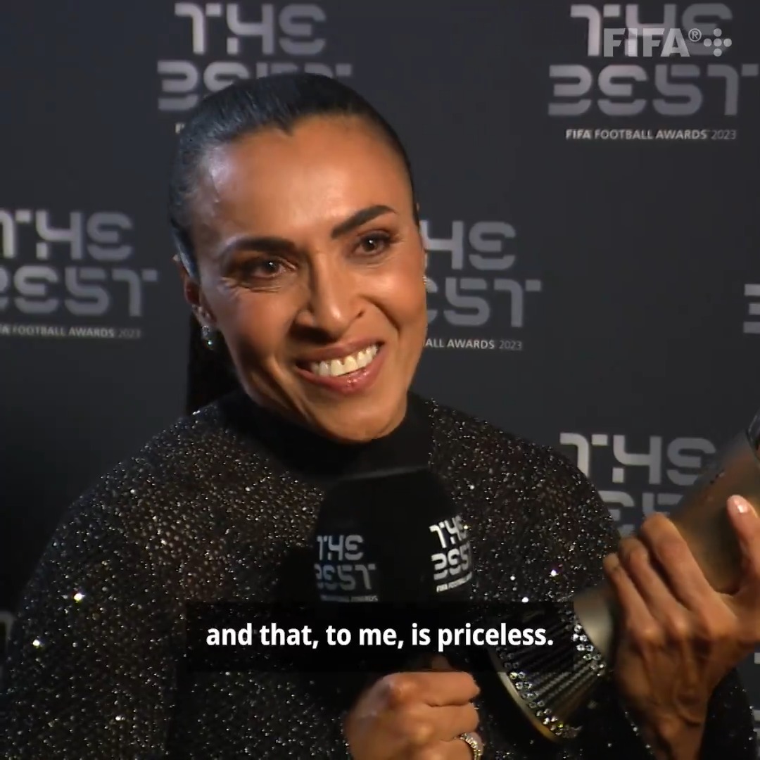 A motivational message from Marta. 💚💛 #TheBest