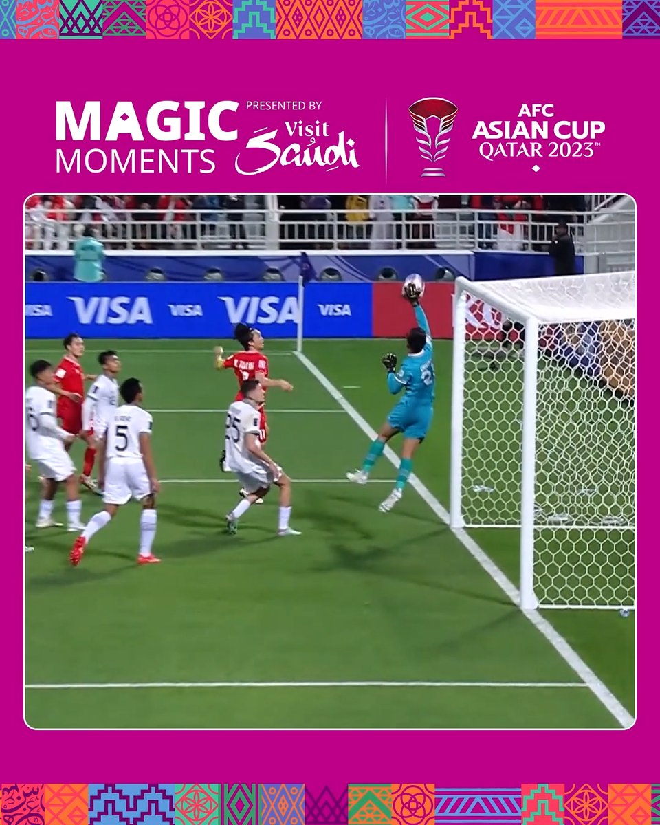 Final seconds rescued with a heroic save from 🇮🇩🧤 Visit Saudi #AsianCup2023 | #MagicMoments | #VIEvIDN