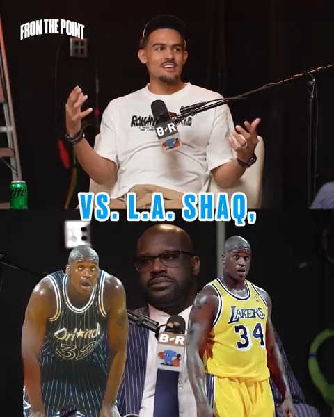 Orlando Shaq vs. Lakers Shaq. Who you got? 🍿 (via From the Point by Trae Young)