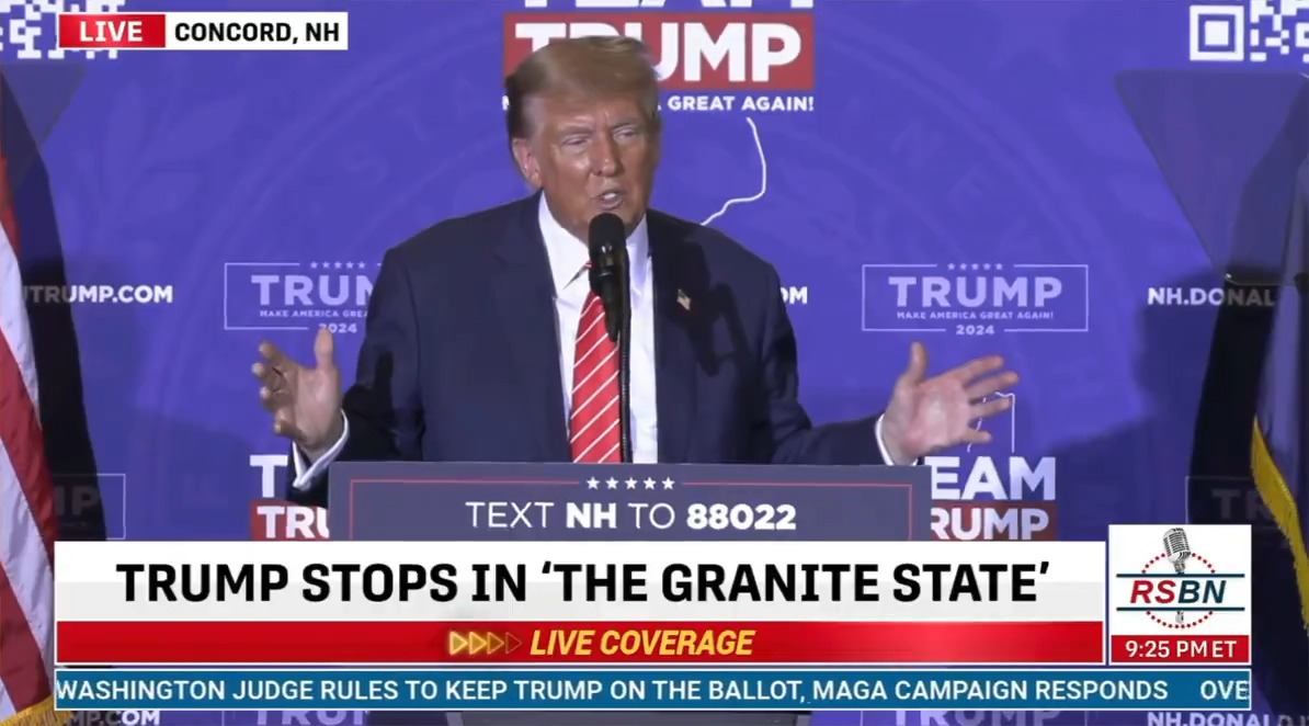 A deeply confused Trump confuses Nancy Pelosi and Nikki Haley multiple times: Nikki Haley was in charge on January 6. They don’t want to talk about that
