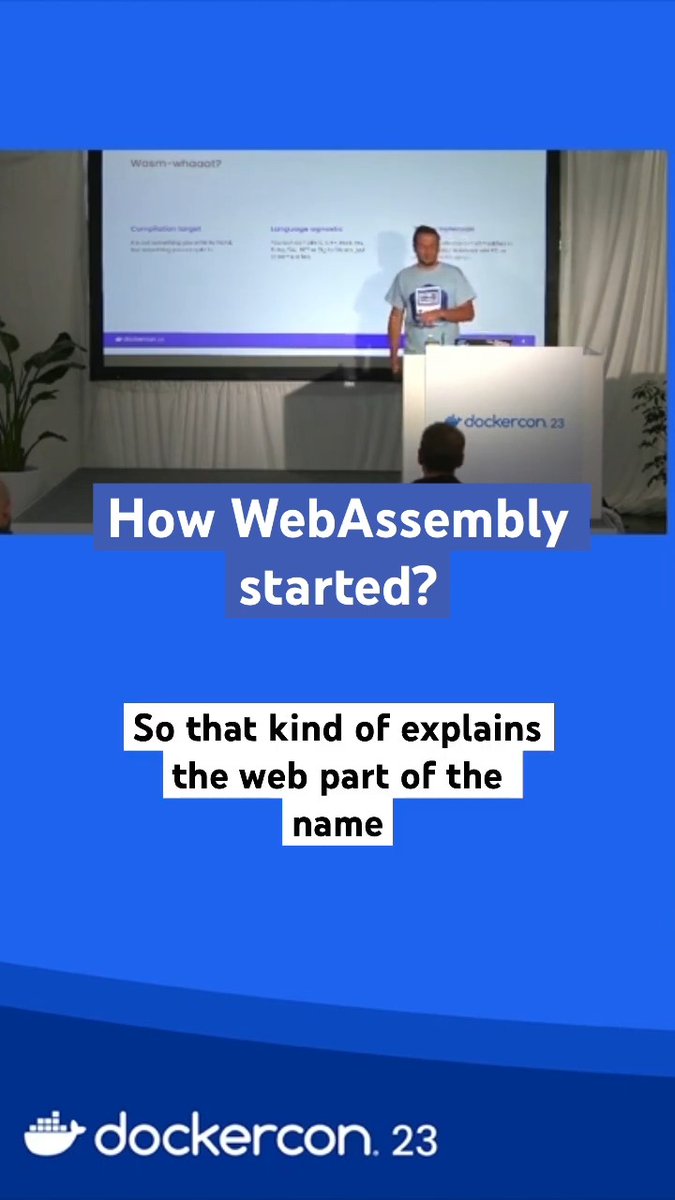 WebAssembly, like many of the great technologies, started as an experiment. See full video: