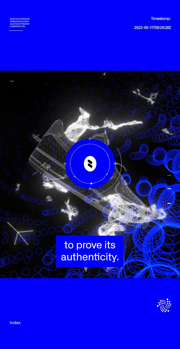 Here's how digital identities based on #IOTA's Tangle technology could nip counterfeiting in the bud - one sneaker 👟 at a time. 🔎 Just scan, verify & trust!