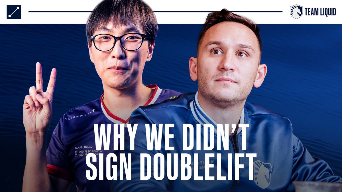 We know that there have been many questions, and we hear you. Team Liquid Steve responds to the off season rumours regarding Doublelift: