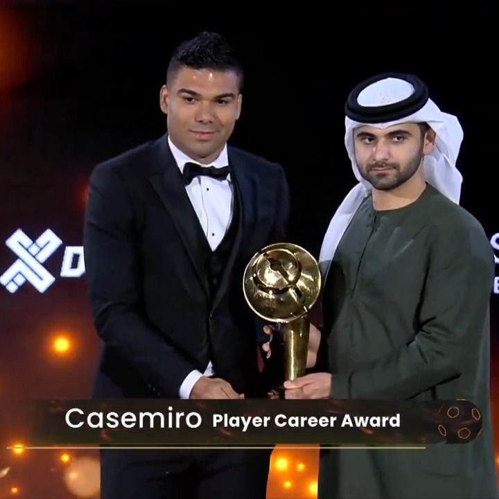Another one for the collection 🥇 👏 Casemiro #MUFC || #GlobeSoccer