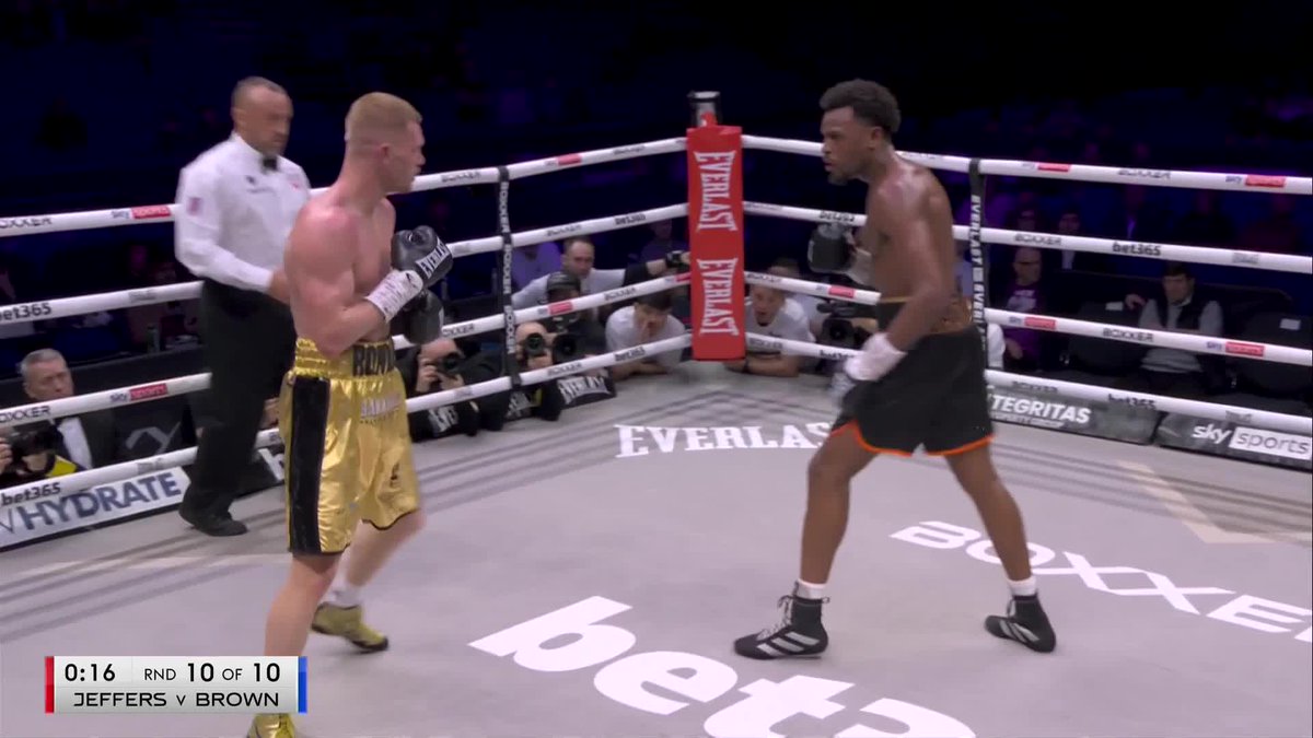 That was some finish to #JeffersBrown 🔥 #JonasMayer | Tonight | M&S Bank Arena, Liverpool | Sky Sports Boxing | Top Rank Boxing