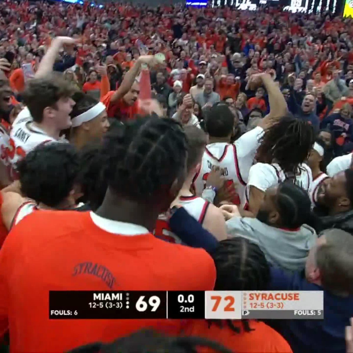QUADIR COPELAND WINS IT AT THE BUZZER 🚨 Syracuse Men’s Basketball