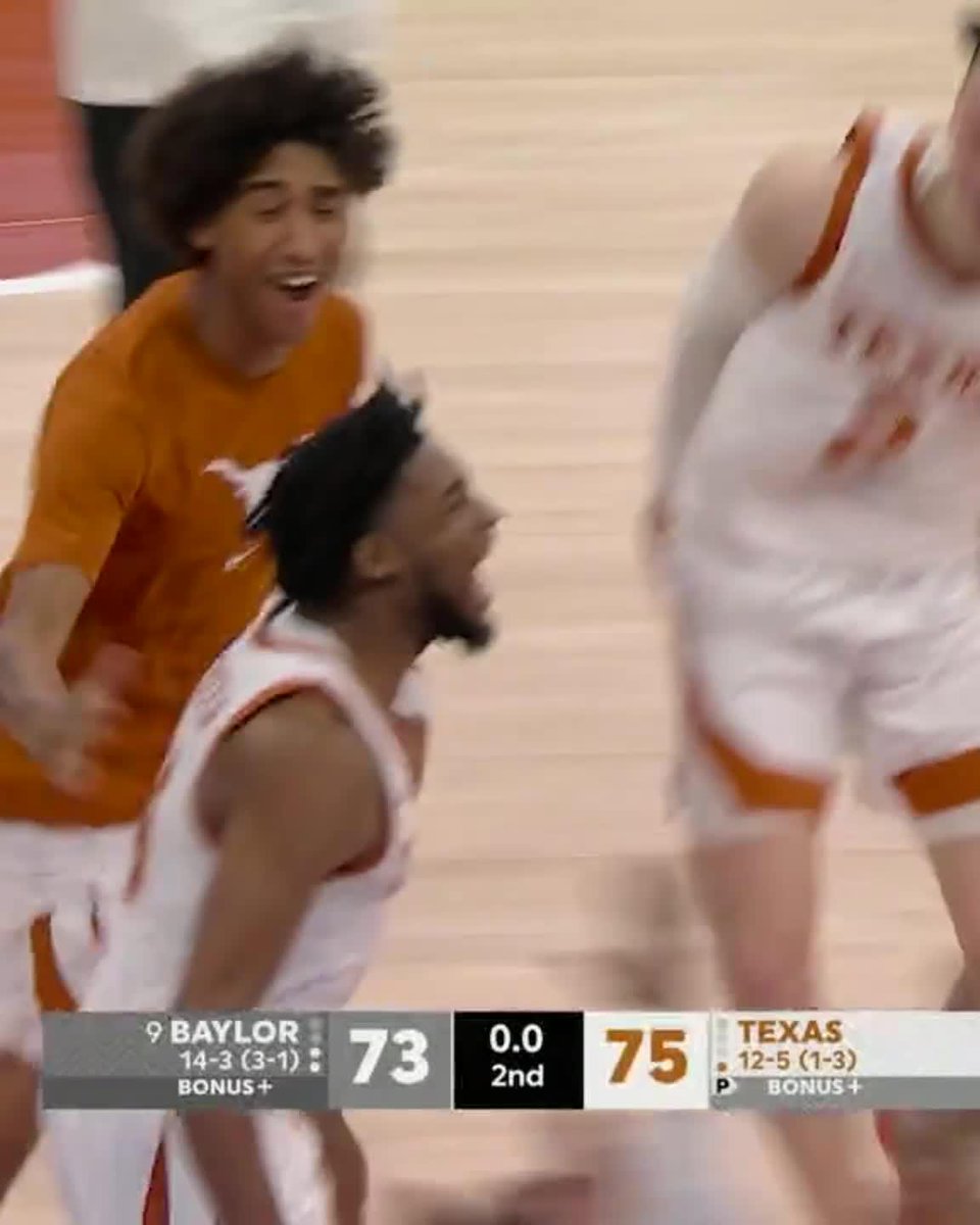TEXAS TAKES DOWN NO. 9 BAYLOR AT THE BUZZER 😱