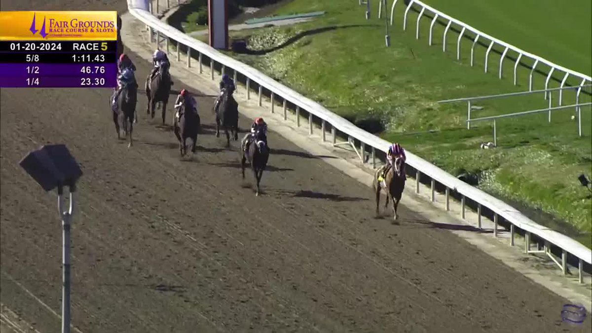 What a performance from #4 Hall of Fame in R5 at Fair Grounds! The Steve Asmussen trainee graduates impressively at second asking under @jrosariojockey! 💪 You may want to add this son of Gun Runner to your TwinSpires #StableAlerts! 📱 🎥 #TwinSpiresReplay