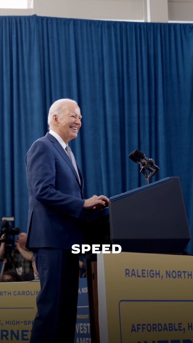 Every American ought to be able to access affordable, high-speed internet. And by the end of the decade, my agenda will get that done — reaching every last home, school, and business across the U.S. that doesn't have access today.
