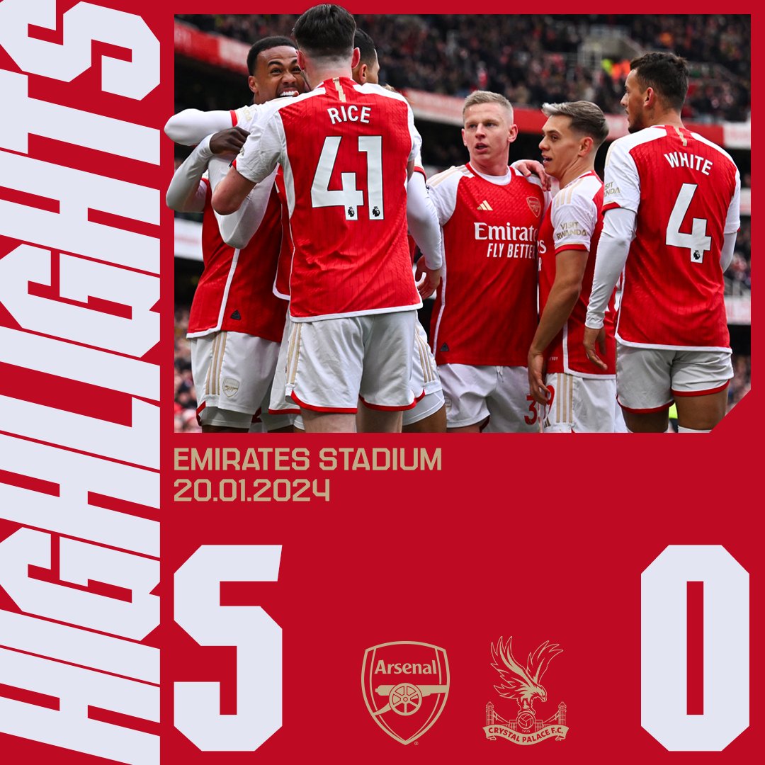 A perfect afternoon at Emirates Stadium 🤩 All the highlights in one place 👇