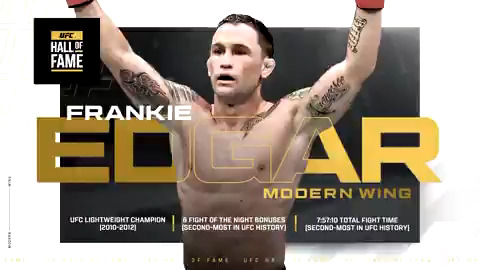 Any division, anywhere, anytime. The legendary 🏆 Frankie Edgar becomes the first inductee into the 2024 #UFCHOF! 👏