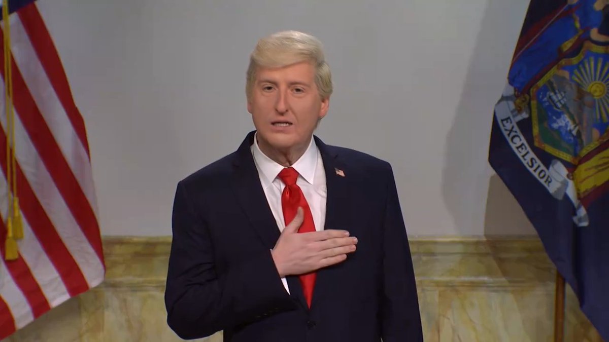 Trump speaks to the press about his 2024 presidential campaign