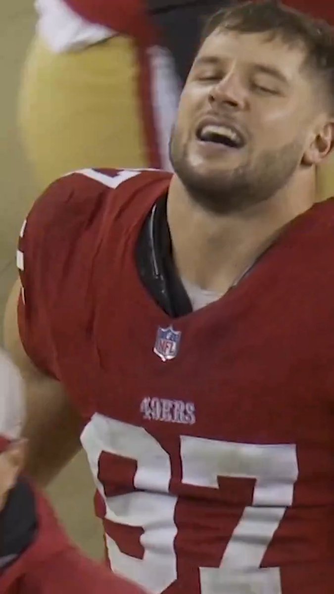 Nick Bosa left it all on the field