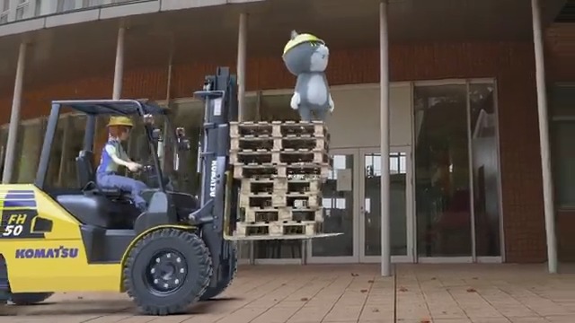 実写版・現場猫その7 高所作業。 #zozi撮影 #現場猫