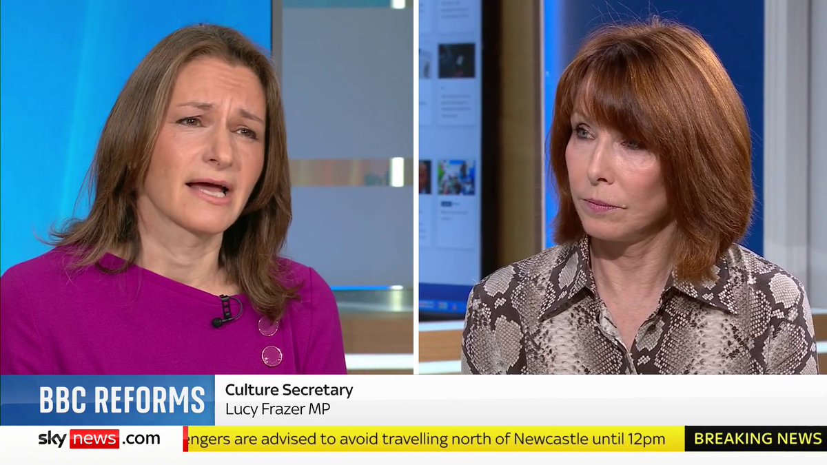 Govt says there’s evidence of bias at the #BBC ? But Culture Sec @lucyfrazermp can't quite find the words or examples… #KayBurley FC