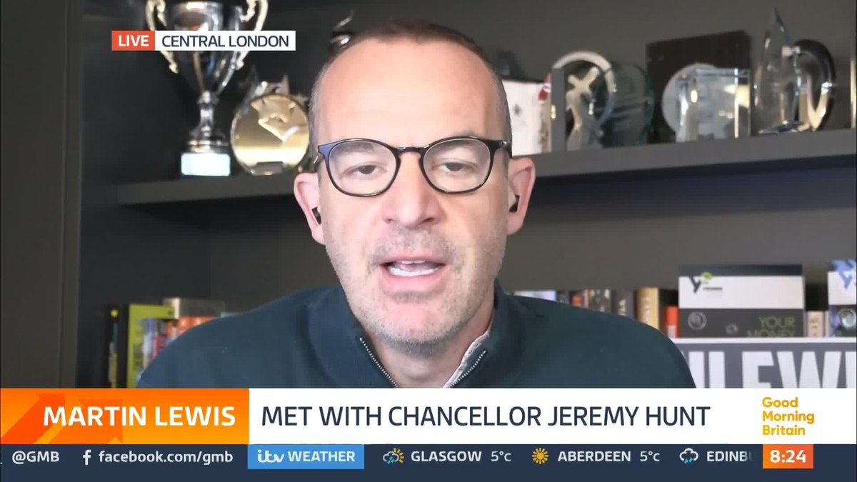 Martin Lewis has written a letter to the Chancellor calling for changes to 'unfairness' in child benefits. Martin Lewis